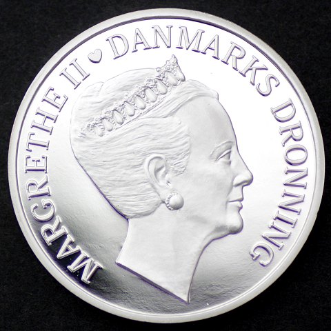 500 kr. 2010 finsølv *Dronning Margrethe II 70 års fødselsdag* |