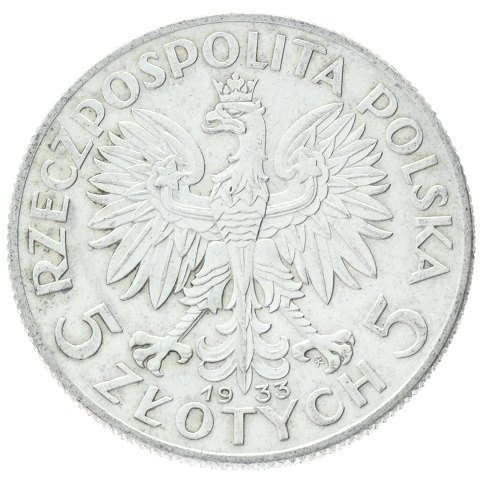 Polen - Złotych 1933 - Dronning Jadwiga - sølv - Y # 21 ebuy.dk